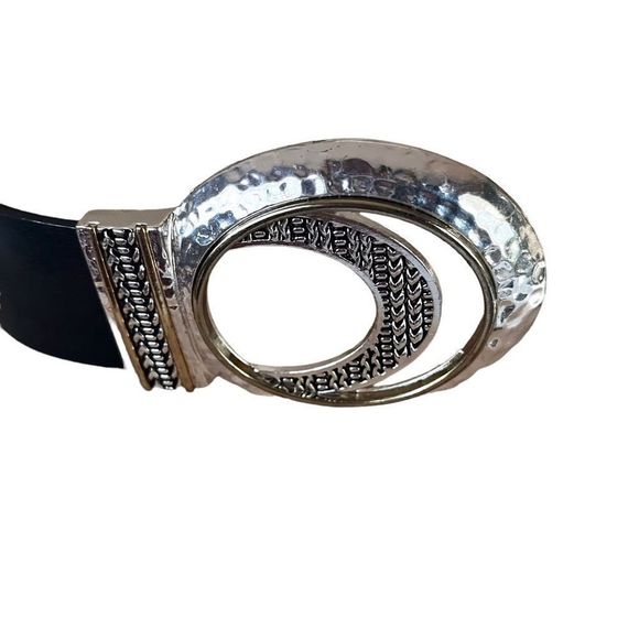 CHICO’S Adjustable Metalwork Hook Clasp Belt - Picture 9 of 11